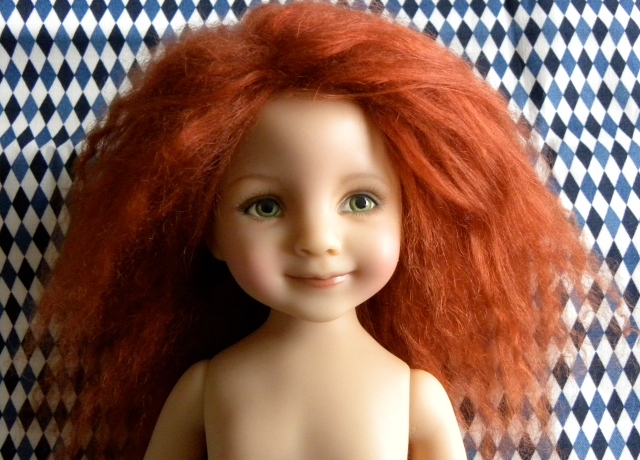 Orange-y red wig